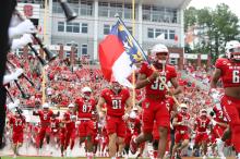 NC State Wolfpack takes the field
