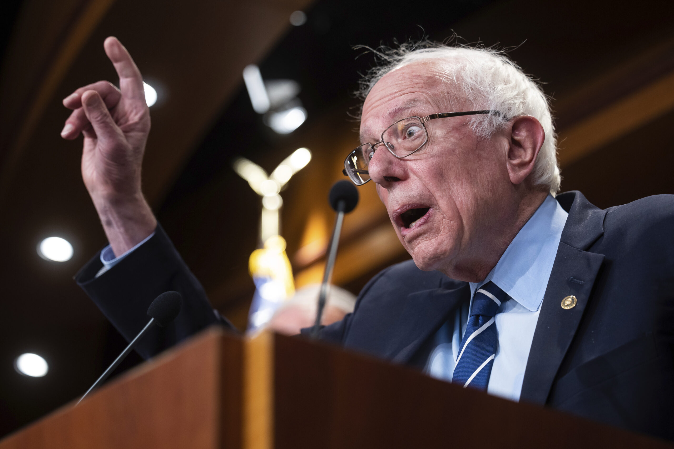 Biden's nominee for the National Institutes of Health is expected to move forward with support from Republican votes, but not from Bernie Sanders.
