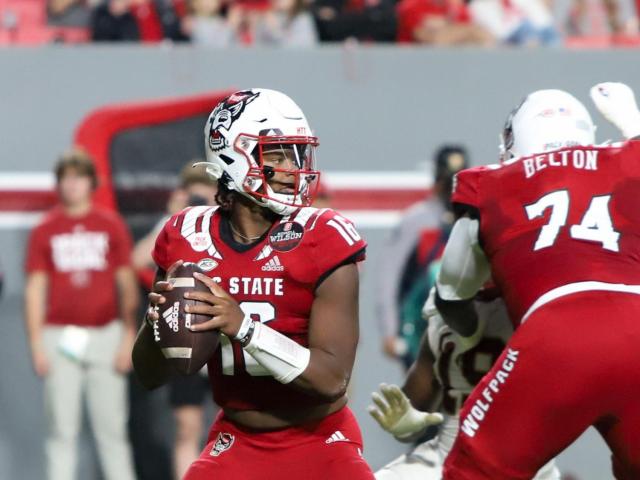 NC State's quarterback Morris will be redshirting and will not be leaving the program.