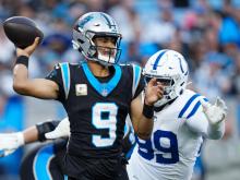 The injured Panthers are aiming to recover during Thursday Night Football on WRALSportsFan.com.