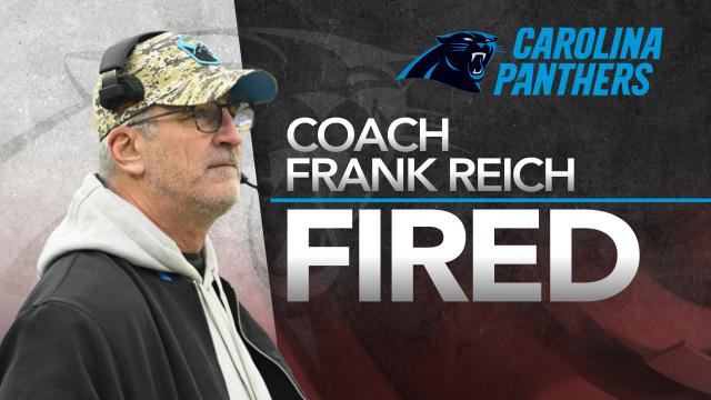 The Panthers have terminated Reich's contract in his debut season following their 10th defeat.