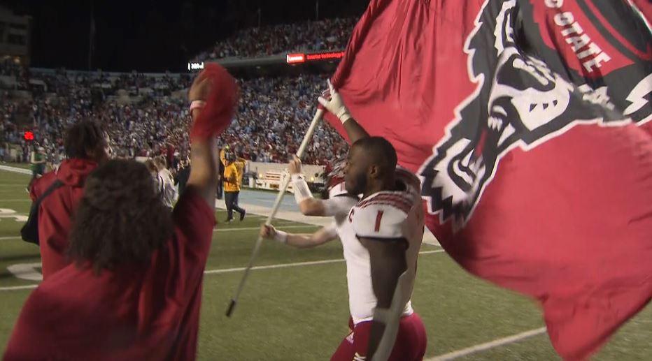 The players on the UNC football team recall feeling "disrespected" when NC State planted their flag.