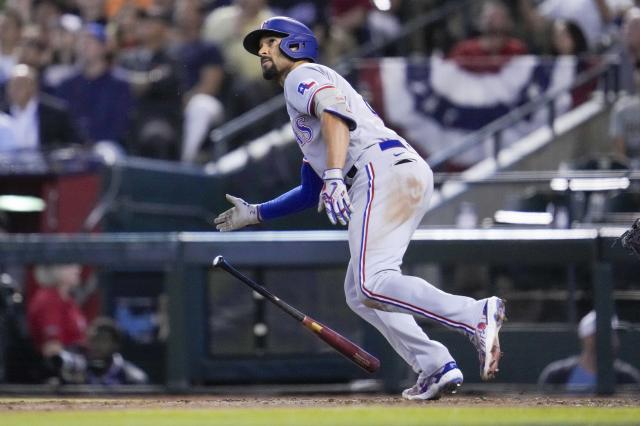 The Rangers beat the Diamondbacks 11-7 in Game 4 of the World Series thanks to Seager's home run, giving them a 3-1 lead overall.