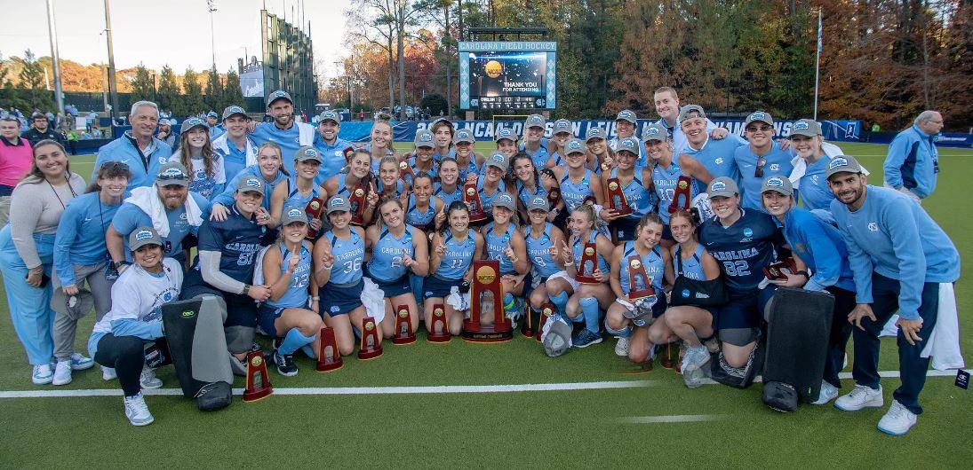 The University of North Carolina's team, the Tar Heels, defeated Northwestern in a thrilling shootout to secure the NCAA Field Hockey National Title with a final score of 2-1. This exciting game was covered by WRALSportsFan.com.