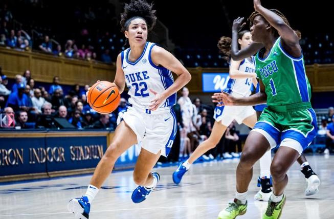 Duke was propelled to an 82-63 victory against Florida Gulf Coast thanks to a strong team effort. The total combined contributions of all team members helped Duke secure the win. This game was reported on WRALSportsFan.com.