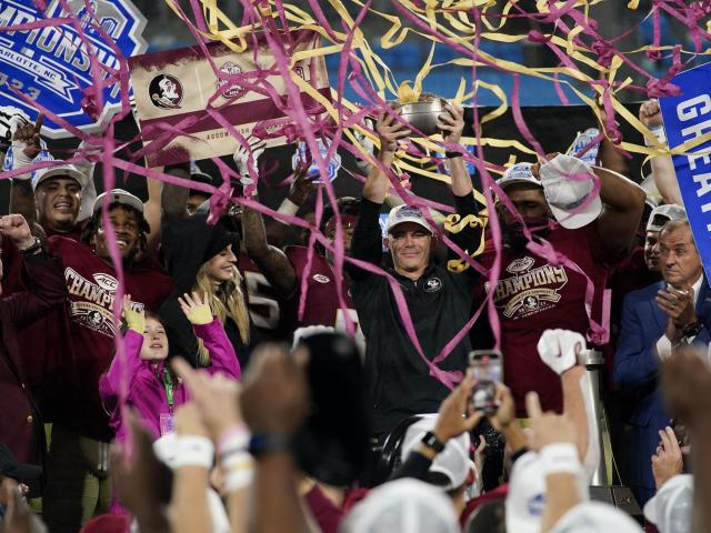 Fourth-ranked Florida State defeats fifteenth-ranked Louisville to claim the ACC championship on WRALSportsFan.com.