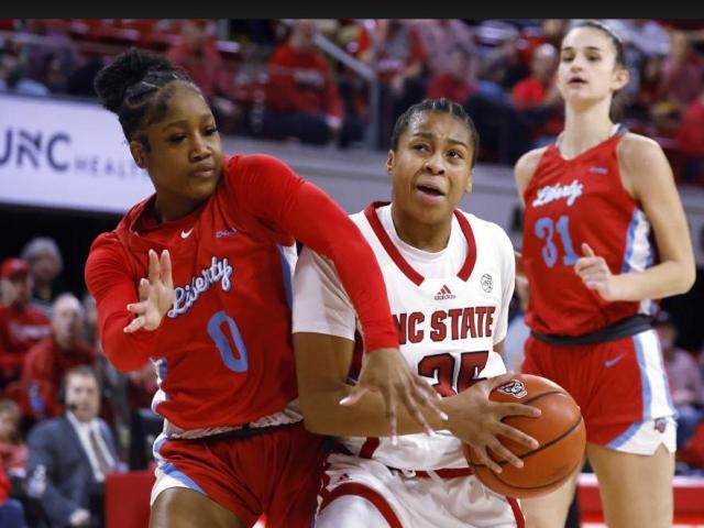 NC State's No. 3 women's basketball team defeated Liberty 80-67 with the help of Brooks' triple-double.