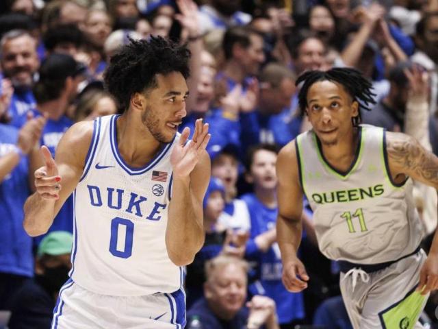 WRALSportsFan.com: No. 16 Duke defeats Queens 106-69 as McCain scores 24 points and maintains impressive shooting performance.