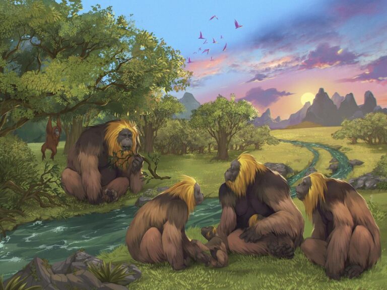 According to a recent study, the biggest great ape ever known became extinct due to the effects of climate change.