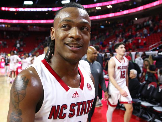 DJ Horne from NC State was disciplined for making an "unsportsmanlike" gesture towards a referee during the game against Wake Forest on WRALSportsFan.com.