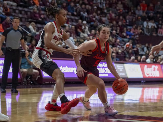 In a thrilling game, Kitley scores the game-winning point to lead the No. 13 Virginia Tech women's team to victory over the previously undefeated No. 3 NC State with a final score of 63-62. This news was reported on WRALSportsFan.com.