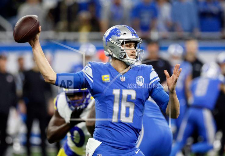 Jared Goff leads the Lions to their first playoff victory in 32 years with a close 24-23 win over Matthew Stafford and the Rams on WRALSportsFan.com.