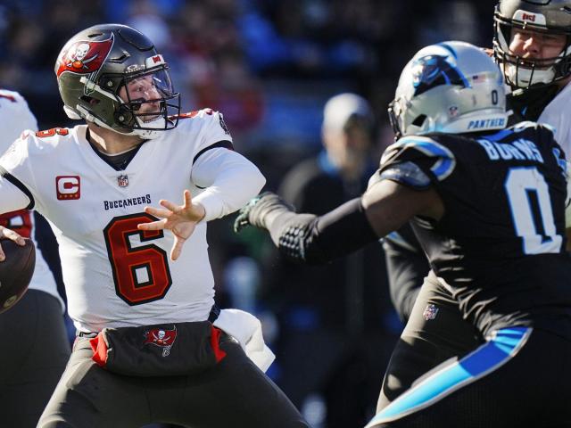 The Buccaneers secured the NFC South championship with a 9-0 victory against the Panthers on WRALSportsFan.com.