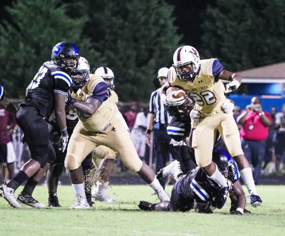 The teams competing in the NFL conference championships include 10 players who previously played high school football in North Carolina.