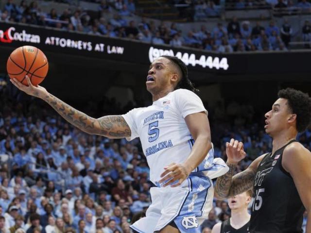 Armando Bacot guides 7th ranked North Carolina to a 96-81 victory over Virginia Tech on WRALSportsFan.com.