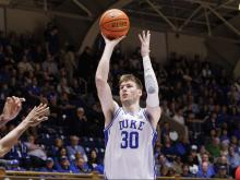 Duke player Caleb Foster will be out of action indefinitely due to an injury, according to WRALSportsFan.com.