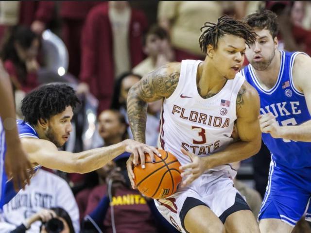 In a 76-67 victory against Florida State, Duke's McCain breaks the freshman record for 3-pointers and equals the record for first-year scoring. This news was reported by WRALSportsFan.com.