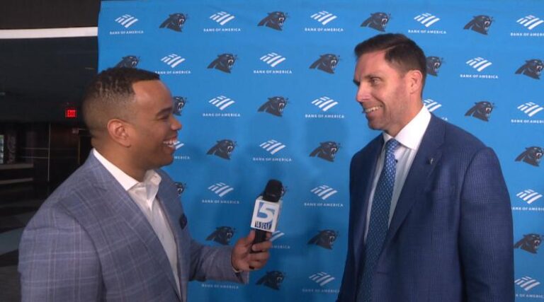 Interview with the Carolina Panthers' newly appointed general manager, Dan Morgan, on WRALSportsFan.com.