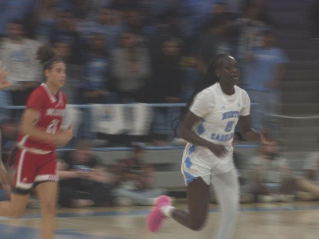 Lexi Donarski led the scoring with 23 points as North Carolina defeated No. 6 N.C. State, 80-70 on WRALSportsFan.com.