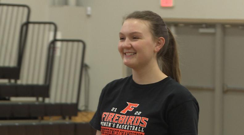 Emerson Thompson's determination leads her from Falls Lake Academy to Campbell University.