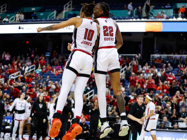 James earns 23 points, leading No.10 NC State to the ACC women's championship.