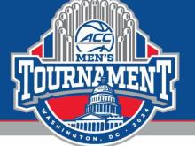 2024 men's ACC basketball tournament logo