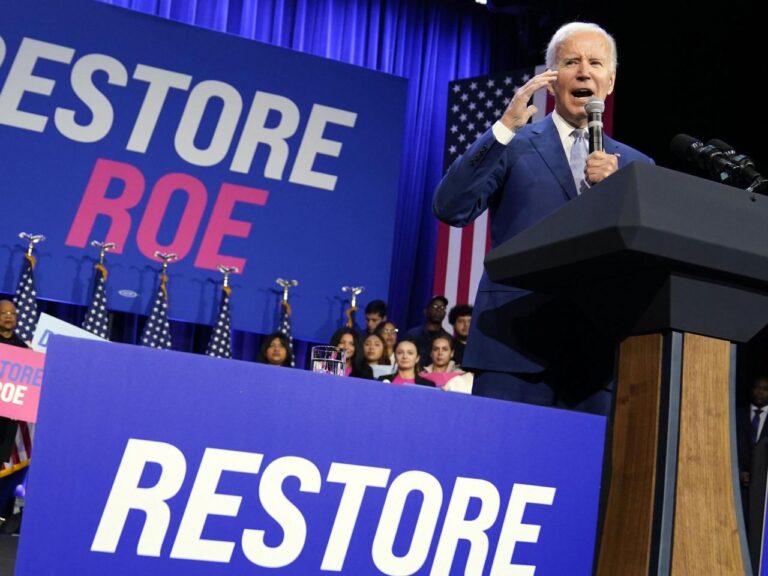 2 women who say abortion restrictions put them in medical peril feel compelled to campaign for Biden