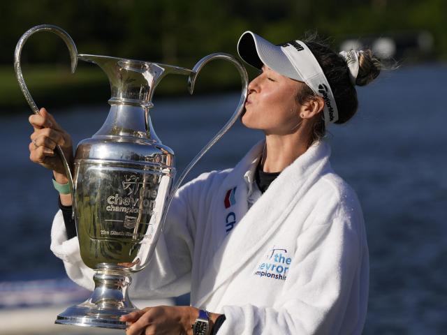 Nelly Korda ties LPGA Tour record with 5th straight victory, wins Chevron Championship for 2nd major :: WRALSportsFan.com