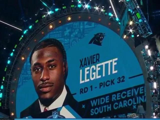 Panthers trade up to get South Carolina WR Xavier Legette in first round NFL draft :: WRALSportsFan.com