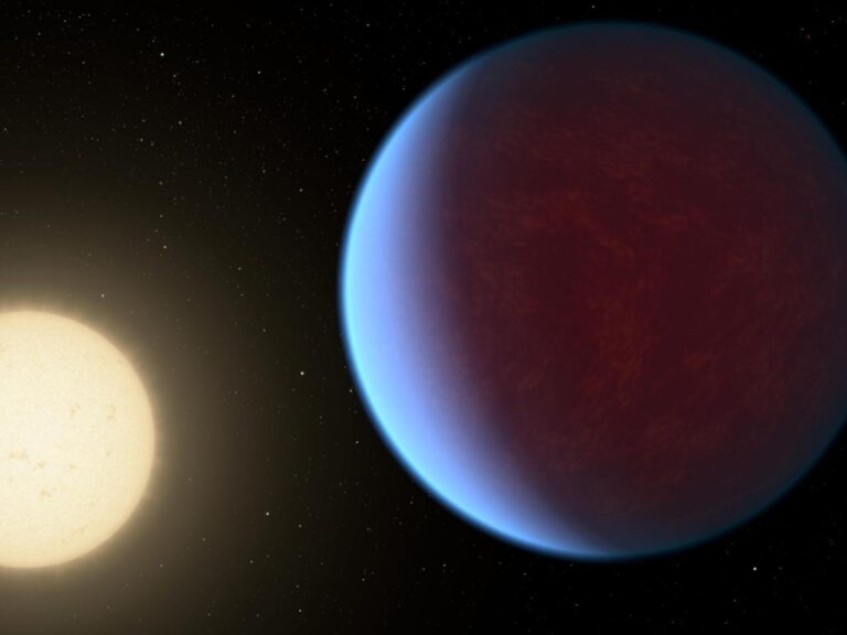 A scorching, rocky planet twice Earth's size has a thick atmosphere, scientists say