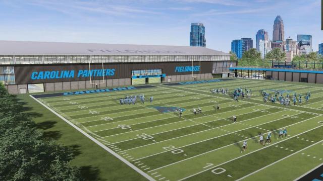 The Carolina Panthers shared their latest plans for a new practice facility. During Monday's Charlotte City Council zoning meeting, the team shared renderings of the proposal.