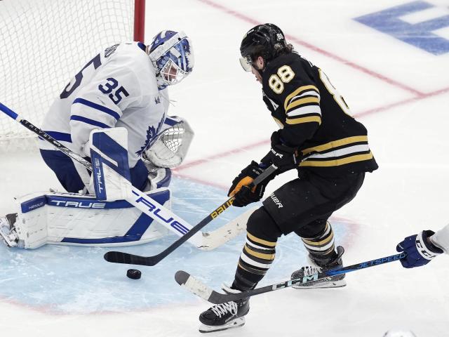 David Pastrnak scores in overtime to lift Bruins to Game 7 win over rival Maple Leafs :: WRALSportsFan.com