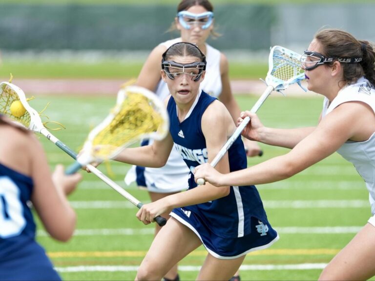 Union Pines rolls past Bishop McGuinness in girls lacrosse championship game