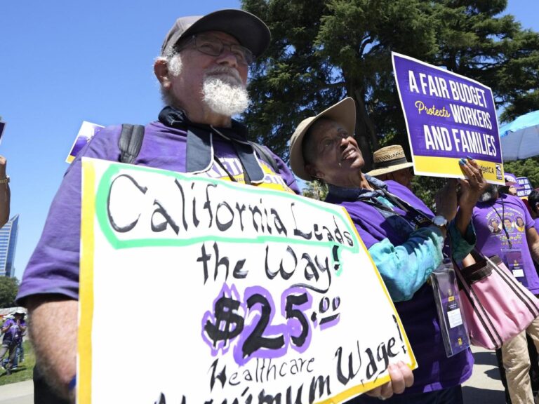 California Democrats agree to delay health care worker minimum wage increase to help balance budget