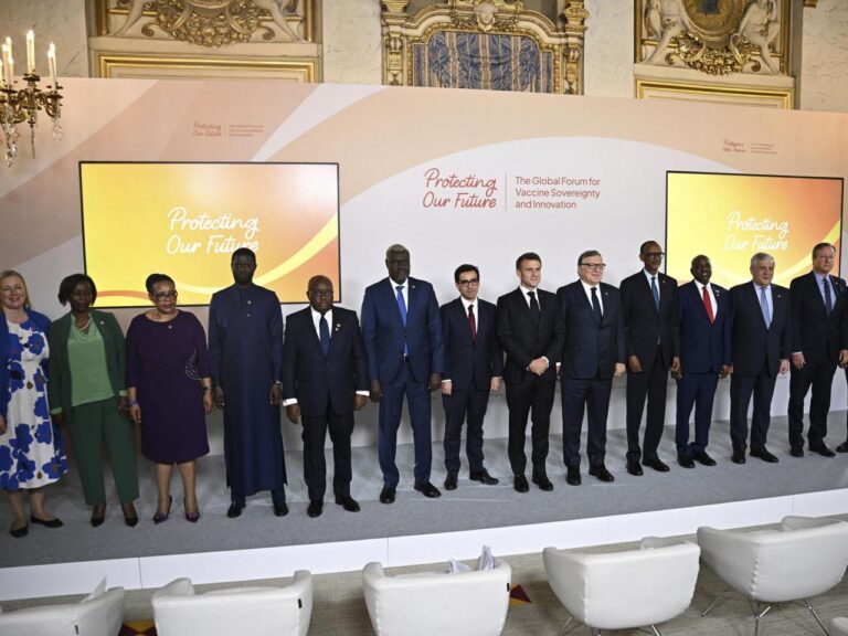 Macron and African leaders push for vaccines for Africa after COVID-19 exposed inequalities