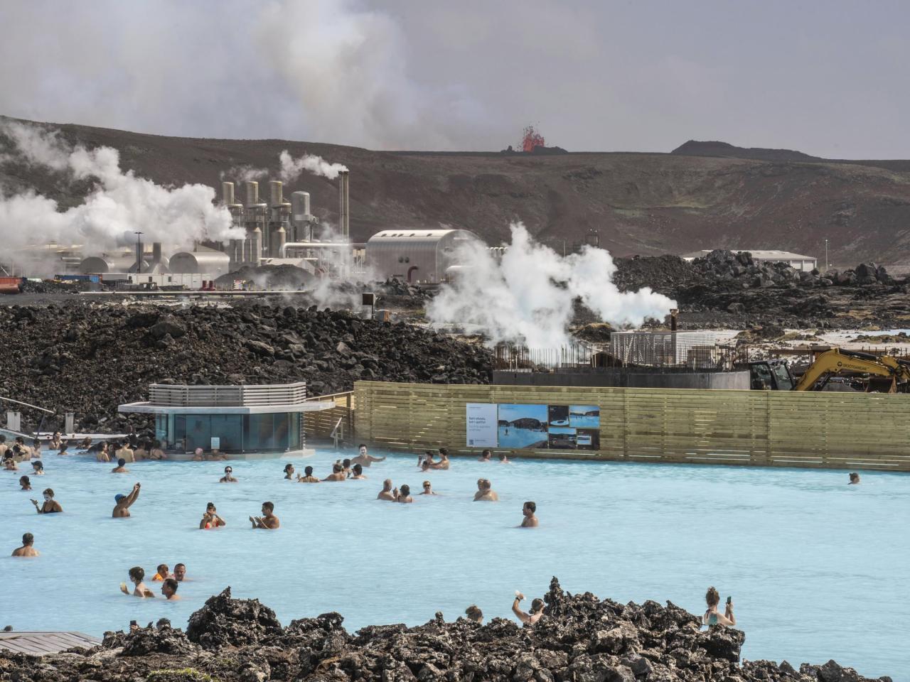 Popular geothermal spa in Iceland reopens to tourists after nearby volcano stabilizes