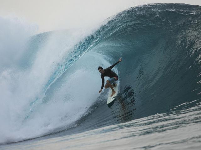 Far away from Paris, surfers will compete for gold at iconic Teahupo'o :: WRALSportsFan.com