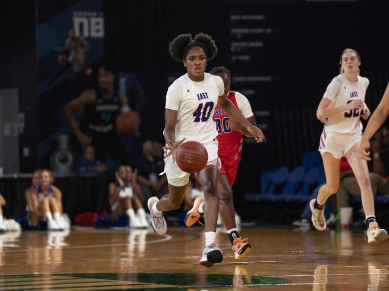 Jasmine Felton records double-double as East beats West in girls basketball all-star game