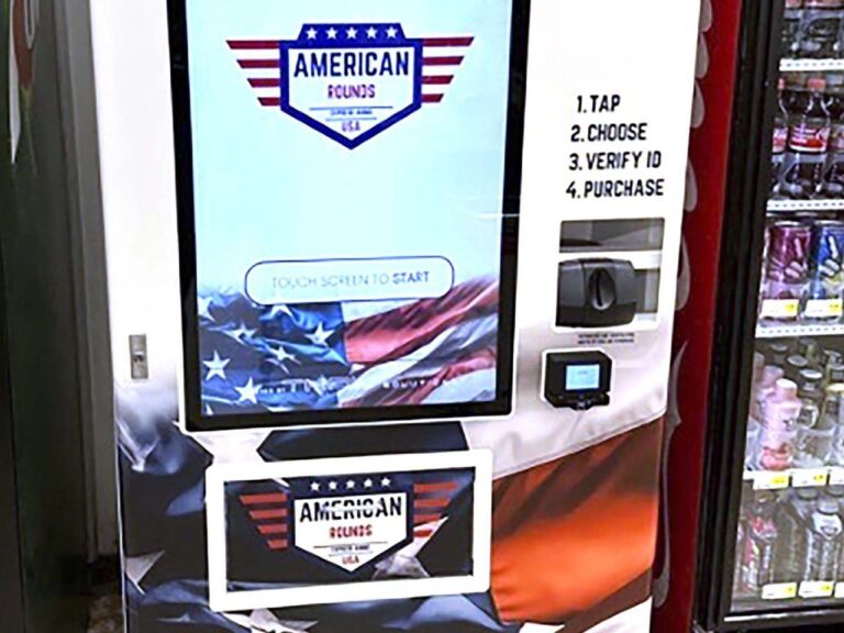 Milk, eggs and now bullets for sale in handful of US grocery stores with ammo vending machines