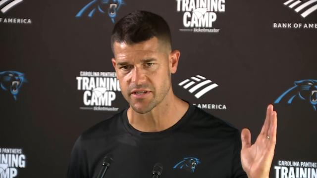 Panthers, Canales break a sweat on first day of training camp :: WRALSportsFan.com