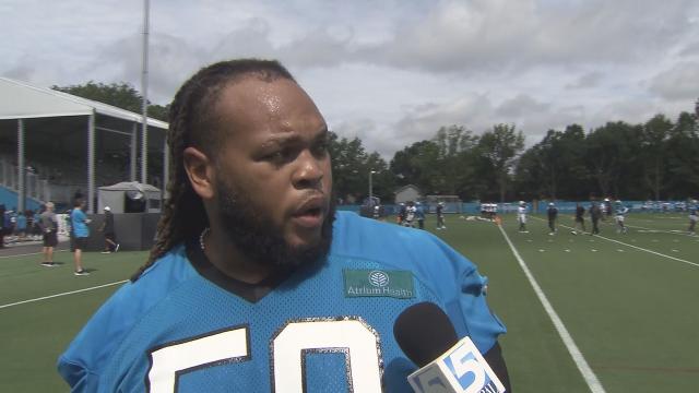 Panthers OL Robert Hunt talks protecting Bryce Young one-on-one with Chris Lea :: WRALSportsFan.com