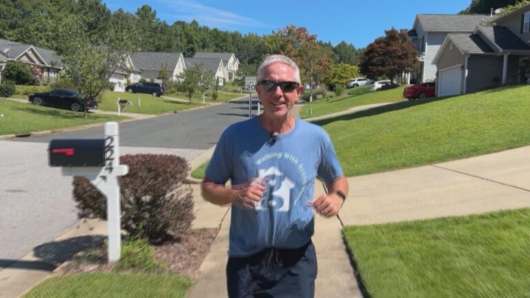 Holly Springs man runs across country to build 'Walking with Grace House' for people with special needs :: WRALSportsFan.com