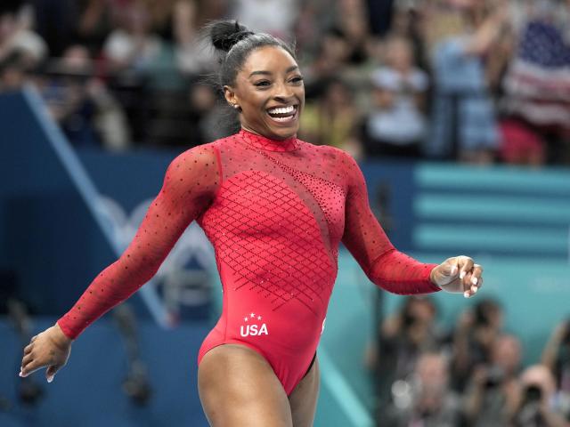 Simone Biles doesn't rule out the 2028 Olympics after winning the gold in vault. 'Never say never' :: WRALSportsFan.com