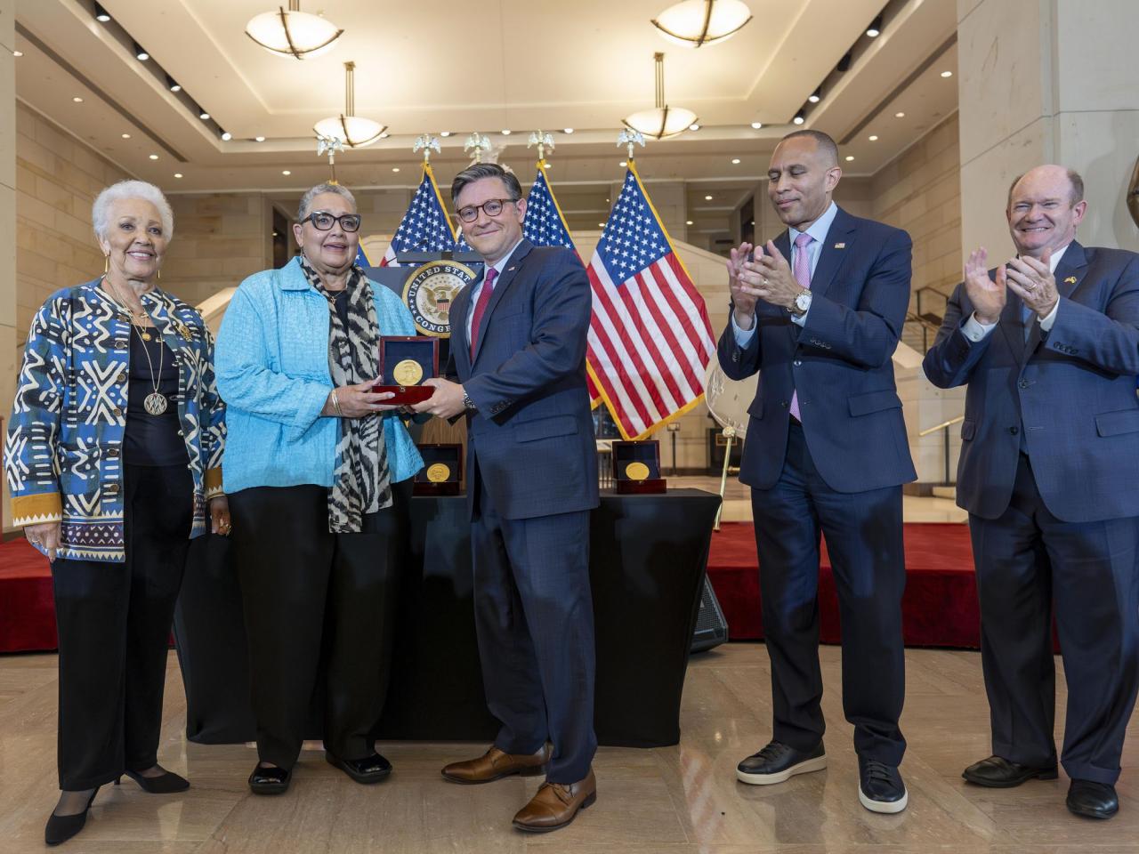 'Hidden Figures' of the space race receive Congress' highest honor at medal ceremony