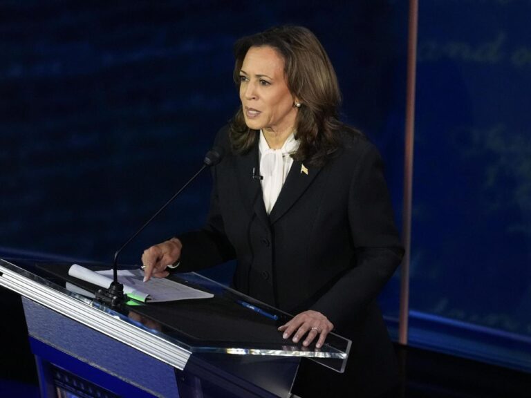 Kamala Harris gives abortion rights advocates the debate answer they've longed for in Philadelphia