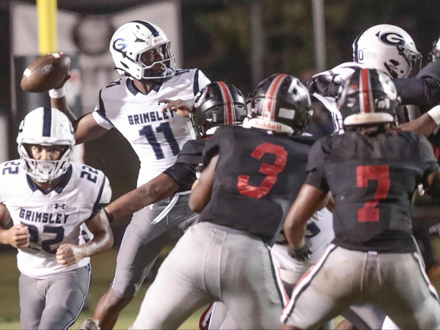 No. 7 Grimsley takes down No. 1 Rolesville thanks to Brandon's big arm, Cooper's breakout game