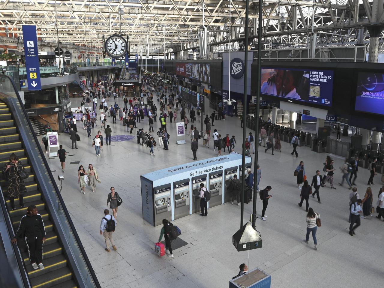 Police are probing apparent cyber vandalism on Wi-Fi networks at UK train stations