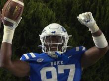 Duke defensive end Wesley Williams