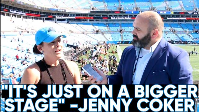 Jenny Coker, parent of Panthers WR Jalen Coker, talks being an NFL mom :: WRALSportsFan.com