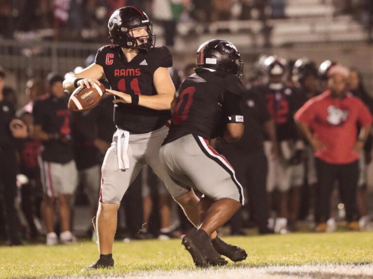 No. 10 Rolesville shuts out previously undefeated Millbrook as Atkinson throws for 4 TDs